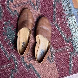SOLD | Miz Mooz “Kimmy” Flats - Women’s Brown Leather Slip-On Shoes